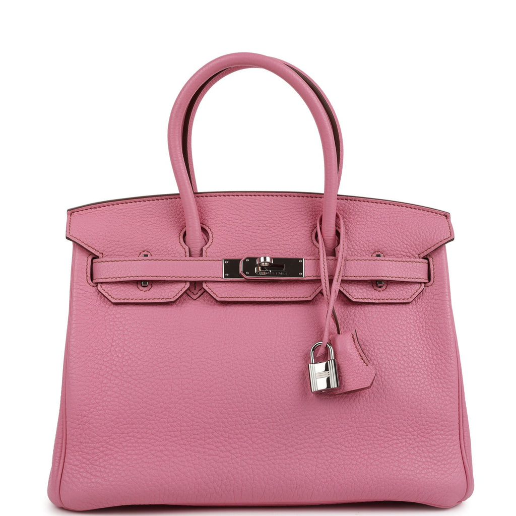 Hermes Birkin 30 Bubblegum Togo Palladium Hardware