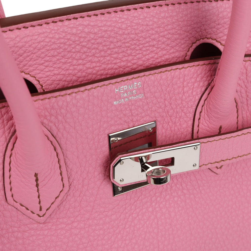 Hermes Birkin 30 Bubblegum Togo Palladium Hardware