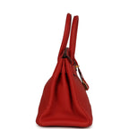 Hermes Birkin 30 Geranium Togo Gold Hardware