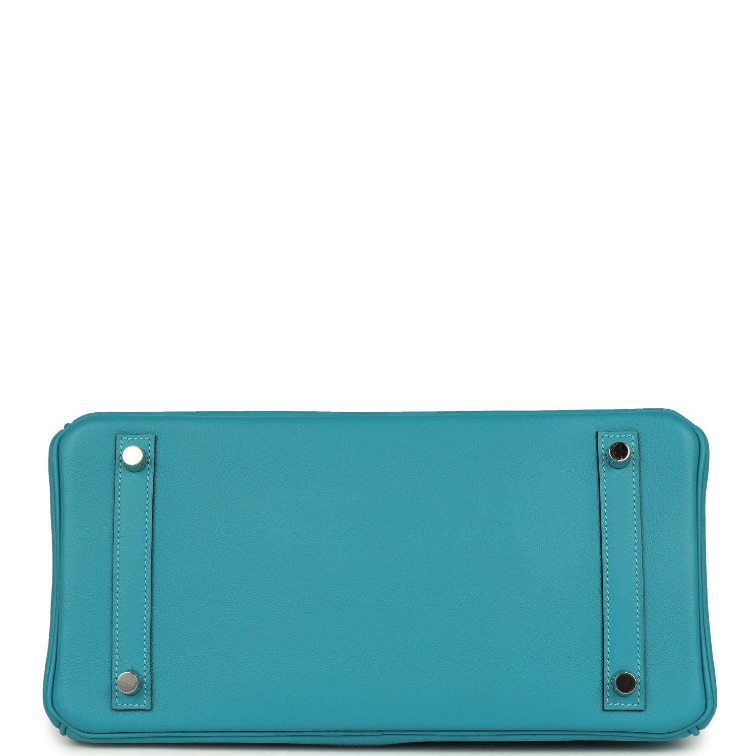 Hermes Birkin 30 Ghillies Turquoise Togo and Swift Palladium Hardware