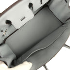 Hermes Birkin 25 Gris Pantin Togo Palladium Hardware