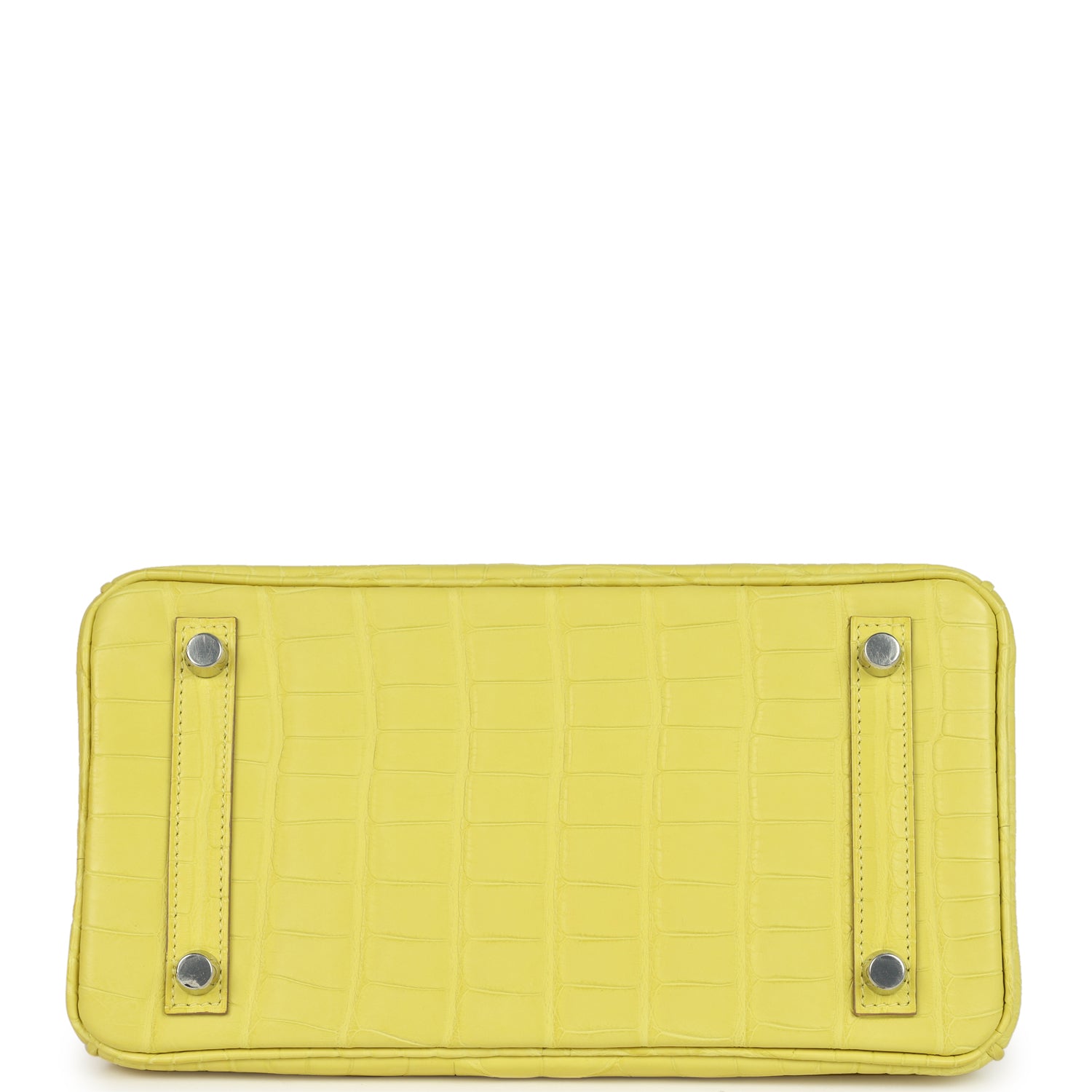 Hermes Birkin 25 Lime Matte Alligator Palladium Hardware