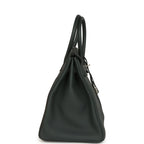 Hermes Birkin 35 Vert Fonce Togo Palladium Hardware