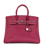 Hermes Birkin 35 Tosca Candy Epsom Palladium Hardware