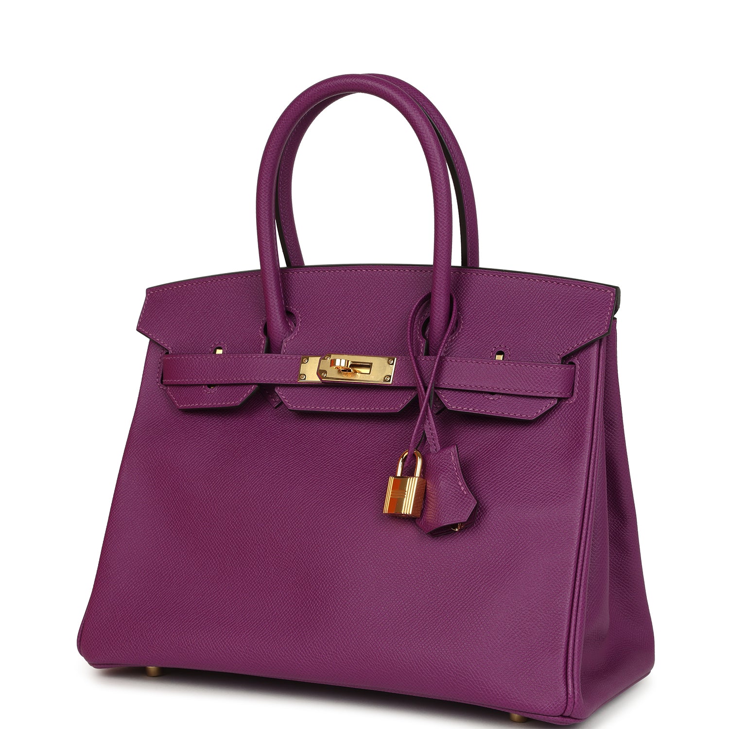 Hermes Birkin 30 Anemone Epsom Gold Hardware