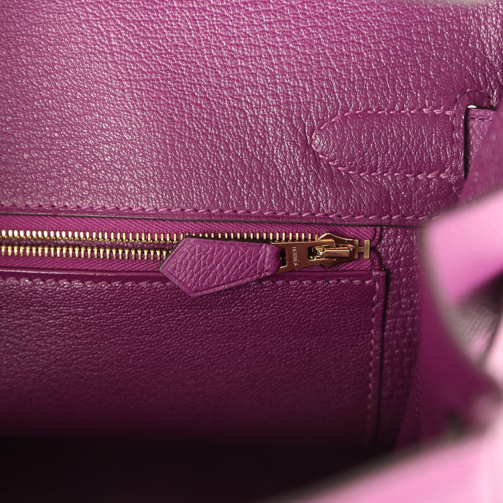 Hermes Birkin 30 Anemone Epsom Gold Hardware