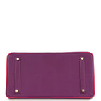 Hermes Special Order (HSS) Birkin 35 Rose Tyrien and Violet Epsom Gold Hardware