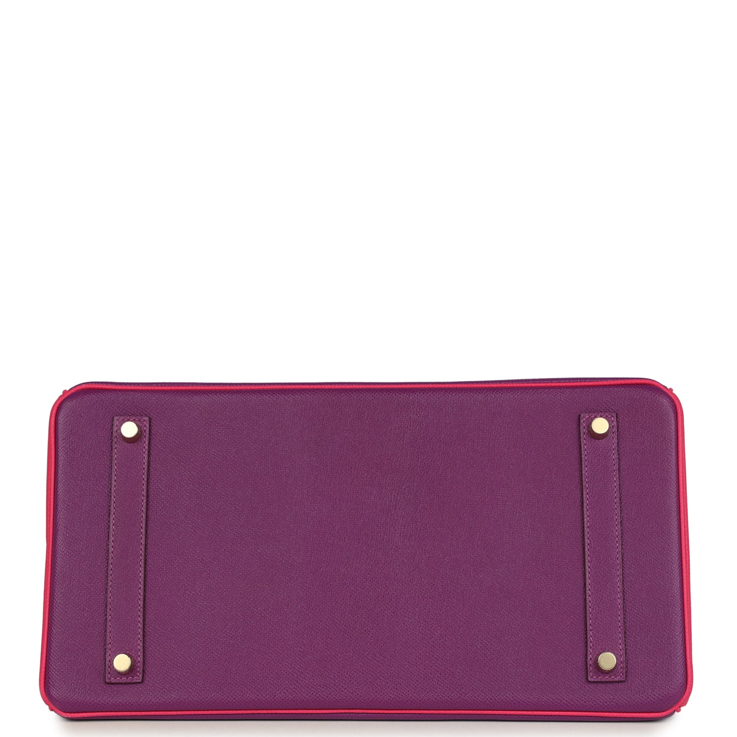 Hermes Special Order (HSS) Birkin 35 Rose Tyrien and Violet Epsom Gold Hardware