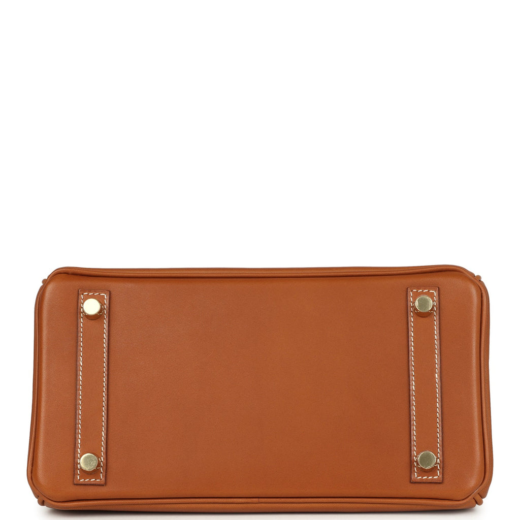 Hermes Birkin 25 Fauve Barenia Gold Hardware