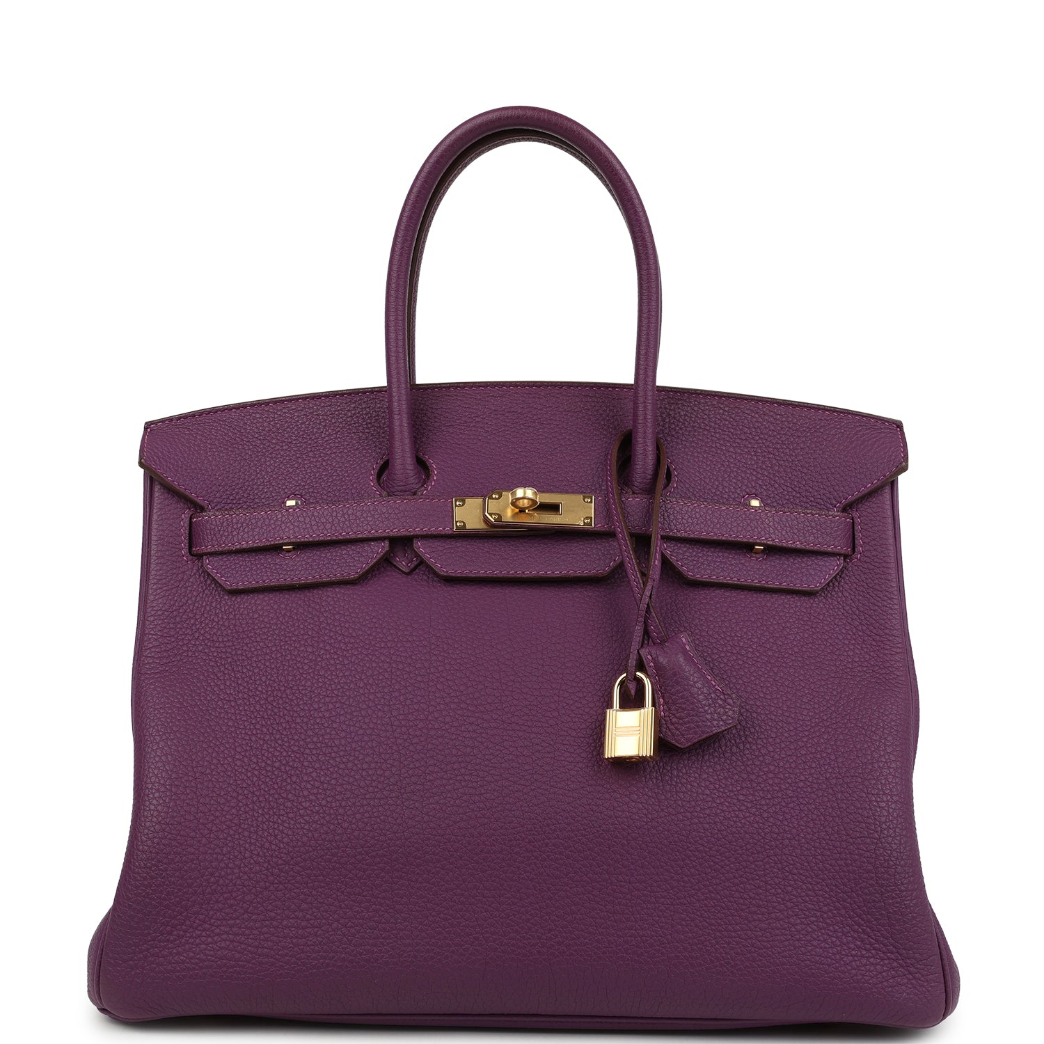 Hermes Birkin 35 Anemone Togo Gold Hardware