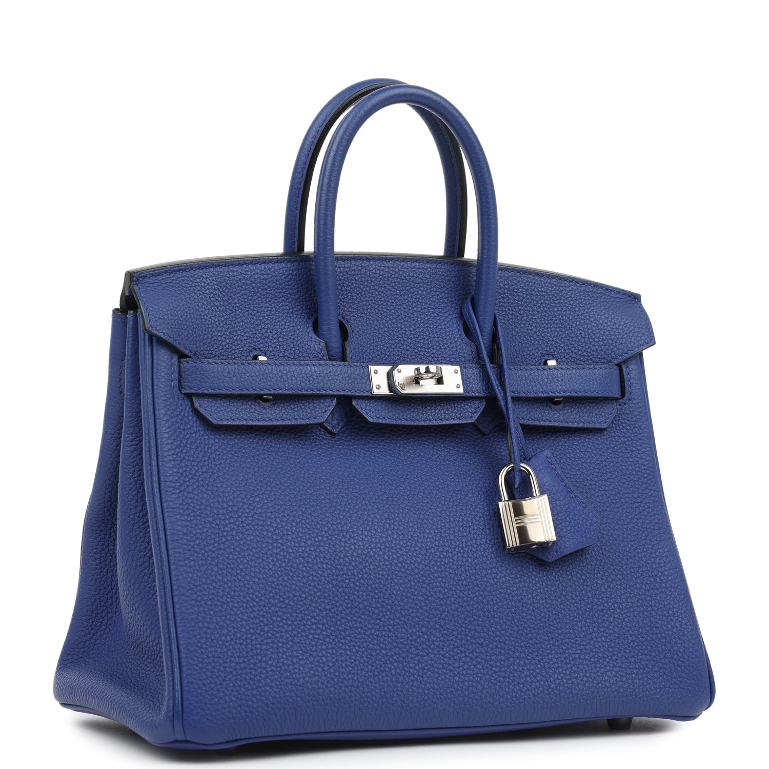 Hermes Birkin 25 Bleu Electric Togo Palladium Hardware