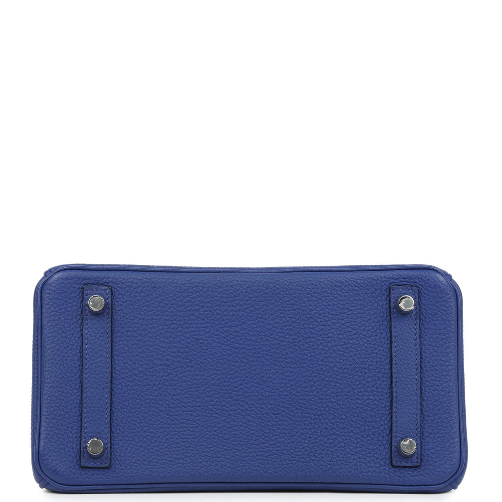Hermes Birkin 25 Bleu Electric Togo Palladium Hardware