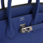 Hermes Birkin 25 Bleu Electric Togo Palladium Hardware