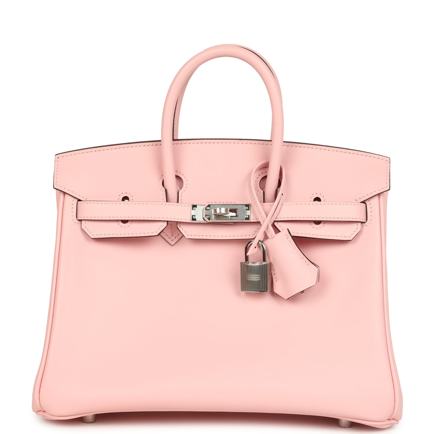 Hermes Birkin 25 Rose Sakura Jonathan Palladium Hardware