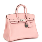 Hermes Birkin 25 Rose Sakura Jonathan Palladium Hardware