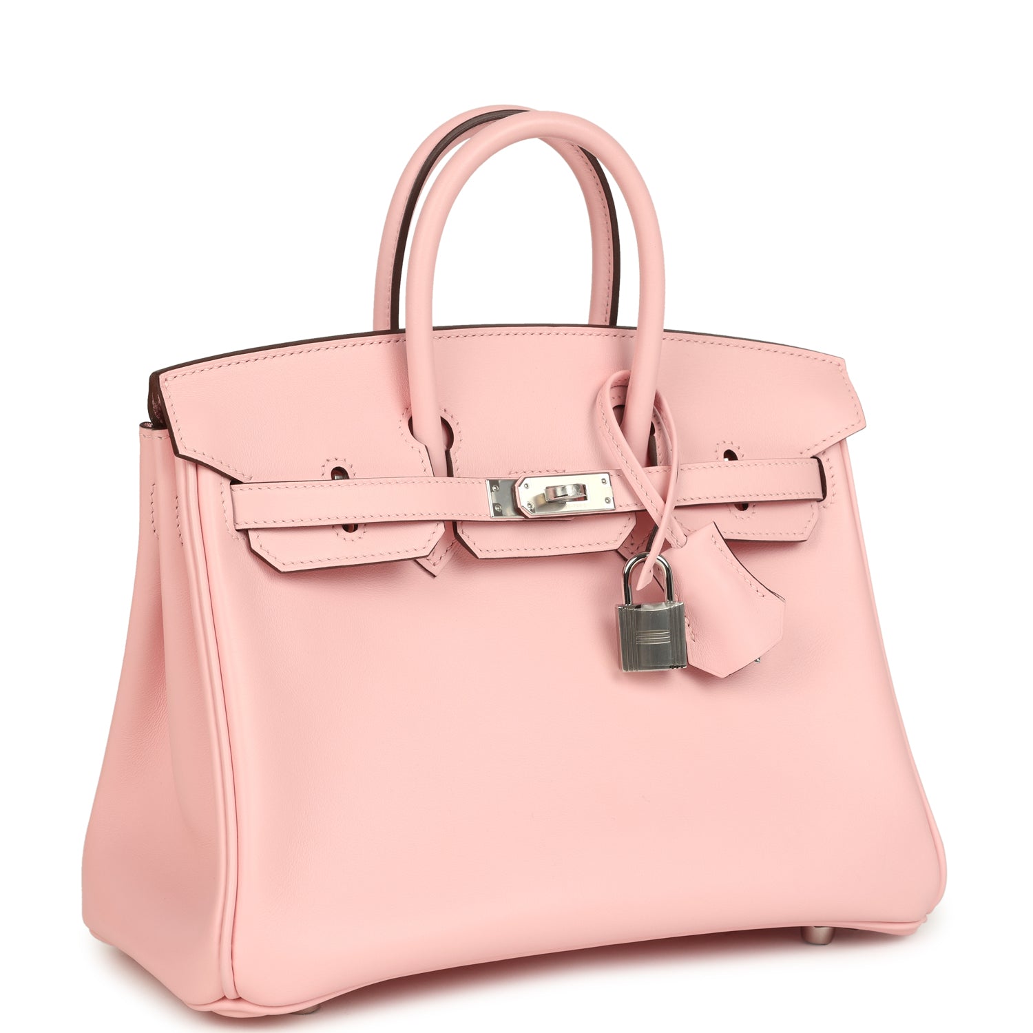 Hermes Birkin 25 Rose Sakura Jonathan Palladium Hardware