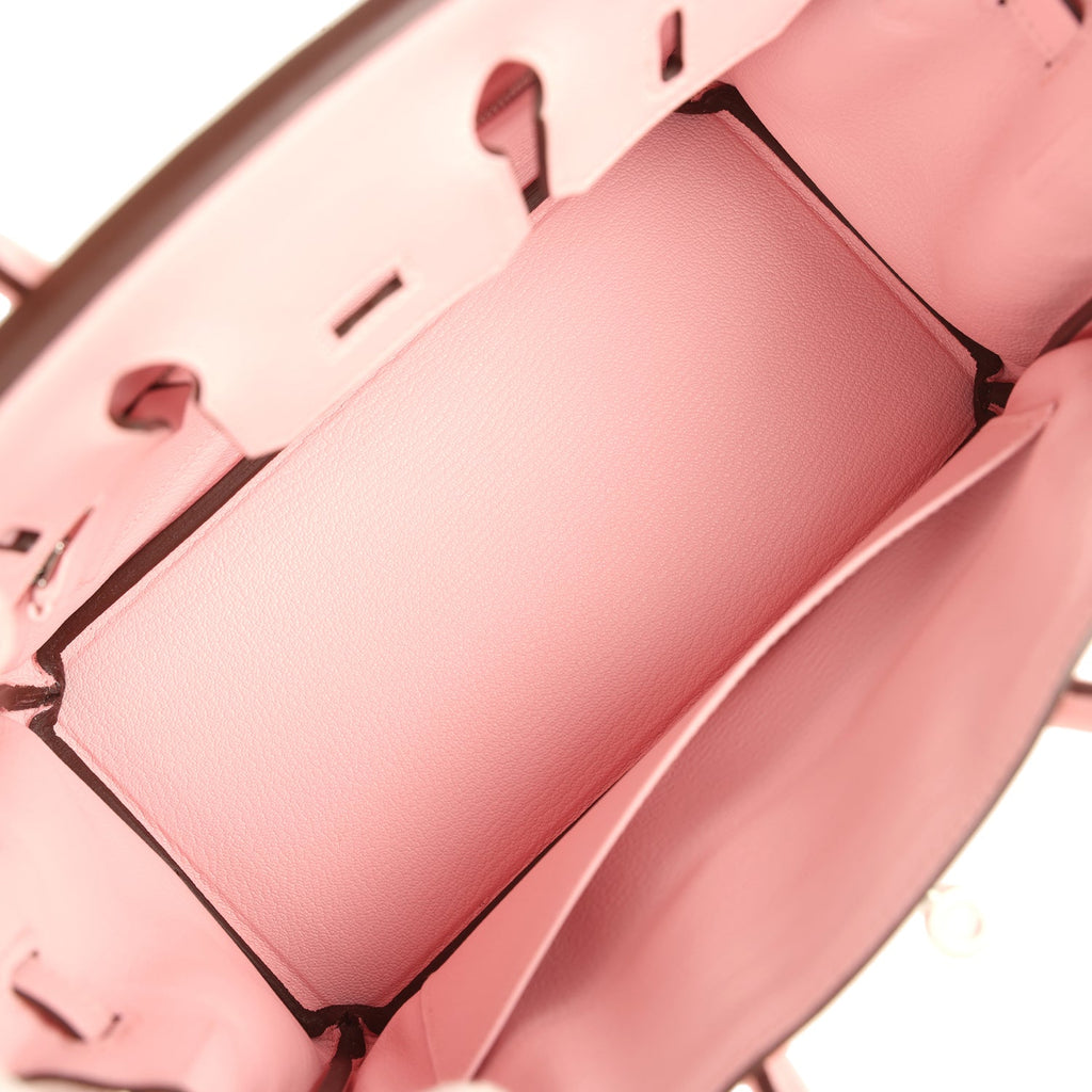 Hermes Birkin 25 Rose Sakura Jonathan Palladium Hardware
