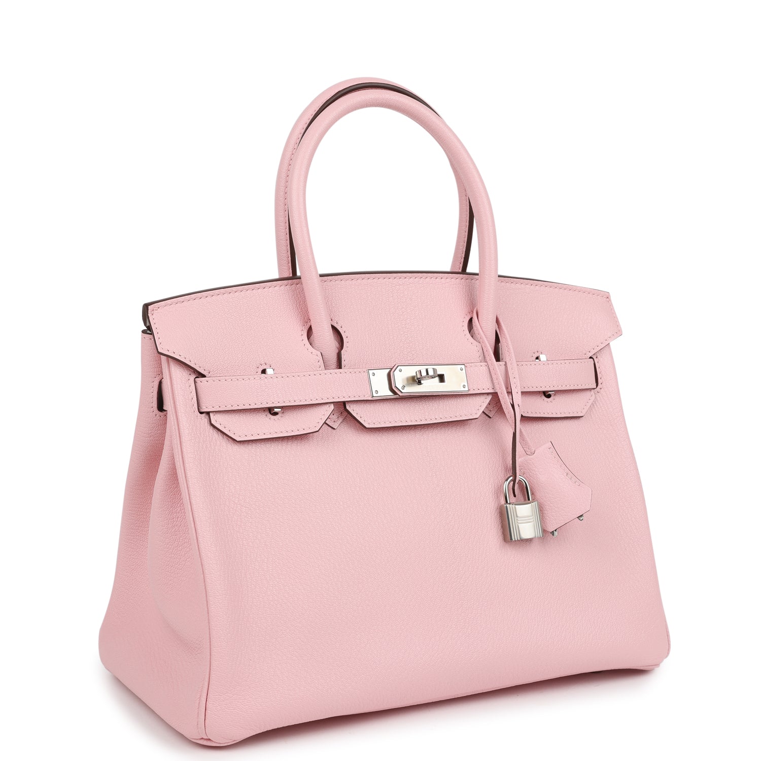Hermes Special Order (HSS) Birkin 30 Rose Sakura Verso Chèvre Palladium Hardware