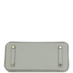 Hermes Shoulder Birkin Light 29 Bleu Glacier Evercolor Gold Hardware