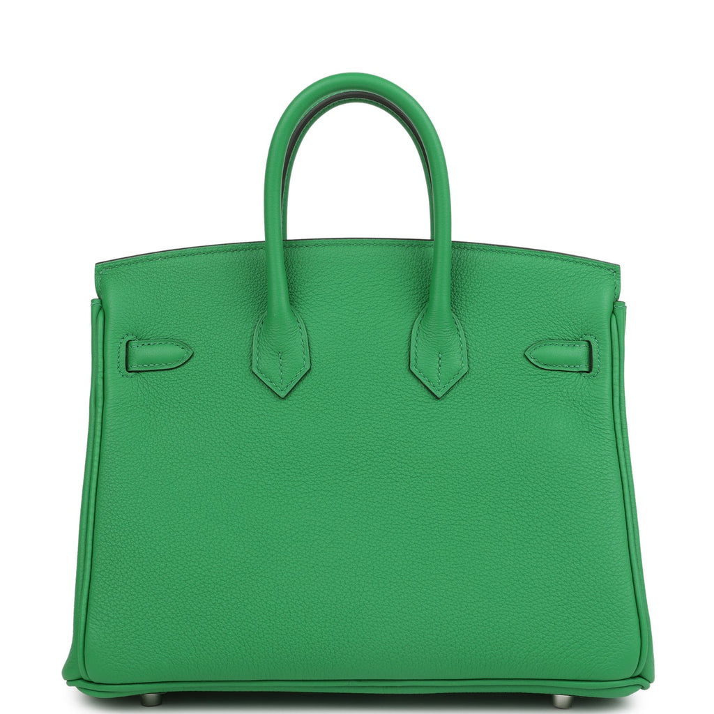 Hermes Birkin 25 Bambou Togo Palladium Hardware
