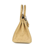 Hermes Birkin 25 Trench Ostrich Gold Hardware