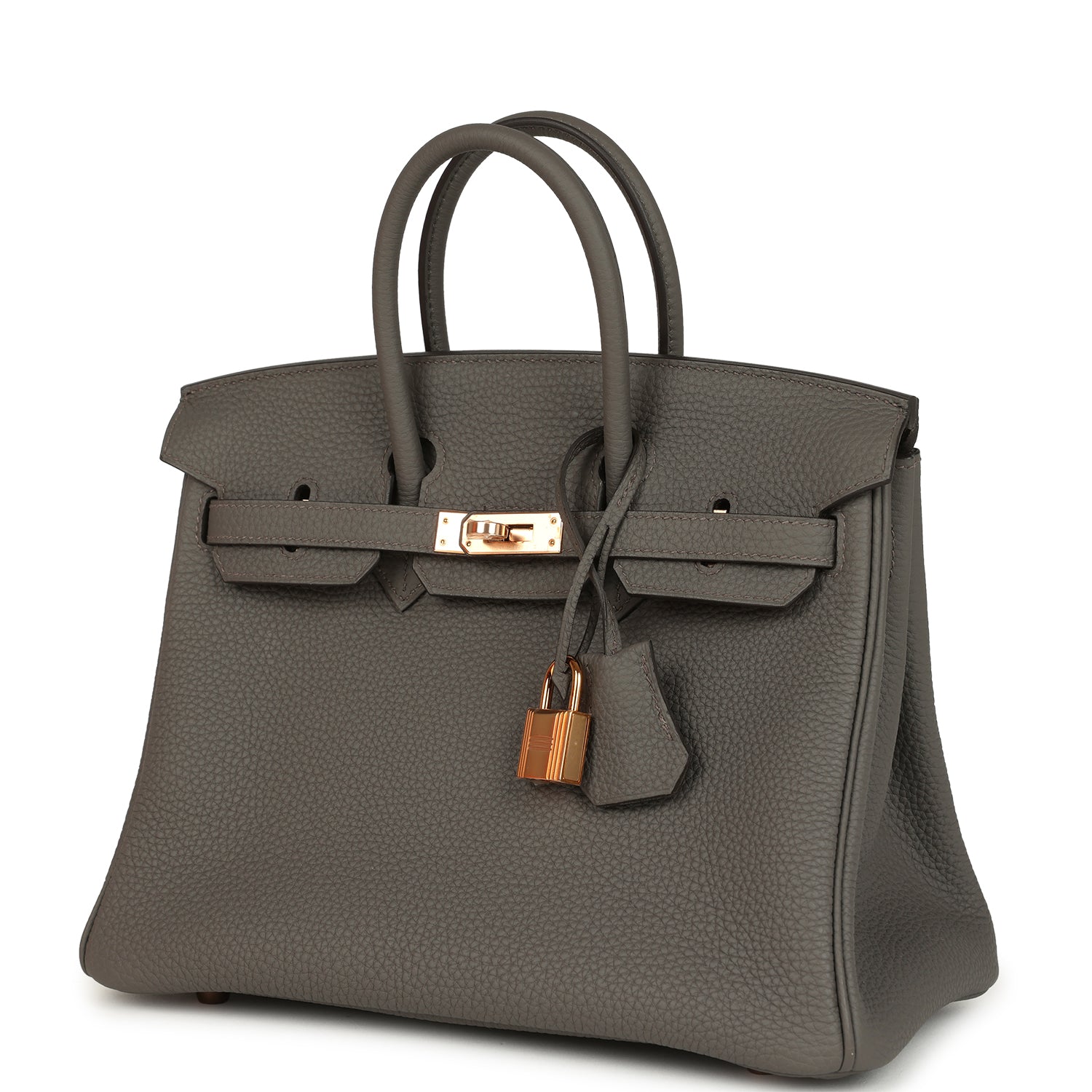 Hermes Birkin 25 Etain Togo Rose Gold Hardware