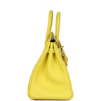Hermes Birkin 25 Lime Swift Gold Hardware