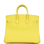 Hermes Birkin 25 Lime Swift Gold Hardware