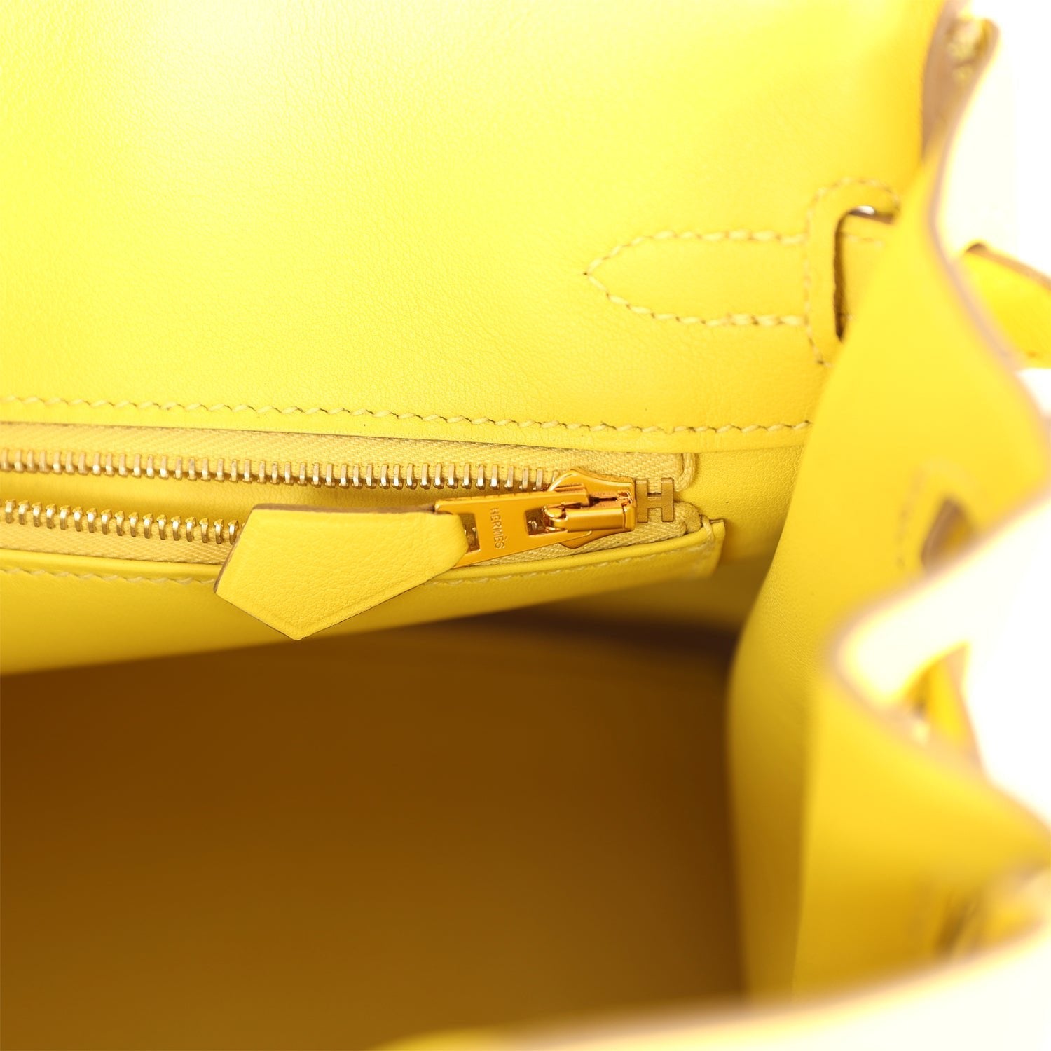 Hermes Birkin 25 Lime Swift Gold Hardware