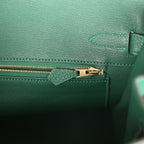 Hermes Birkin 30 Vert Moyen Togo Gold Hardware