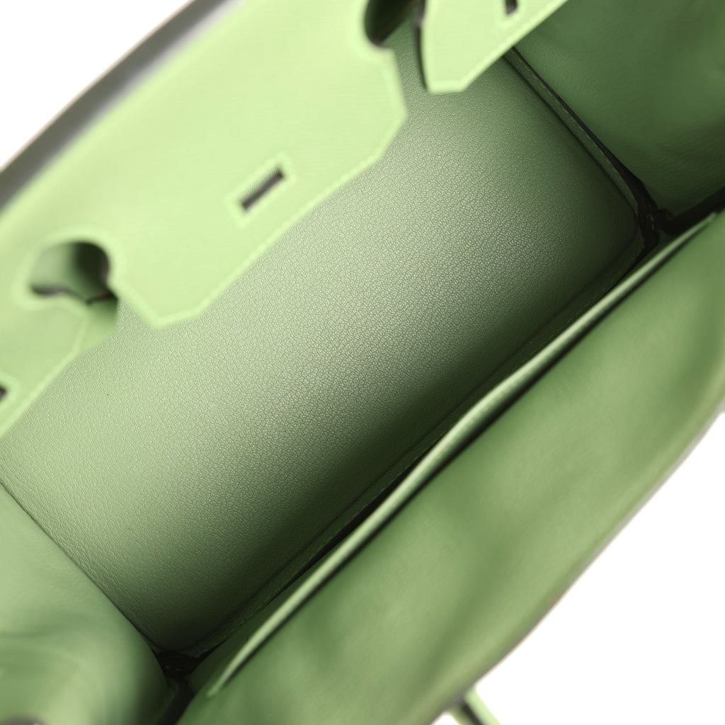 Hermes Birkin 30 Vert Criquet Epsom Gold Hardware