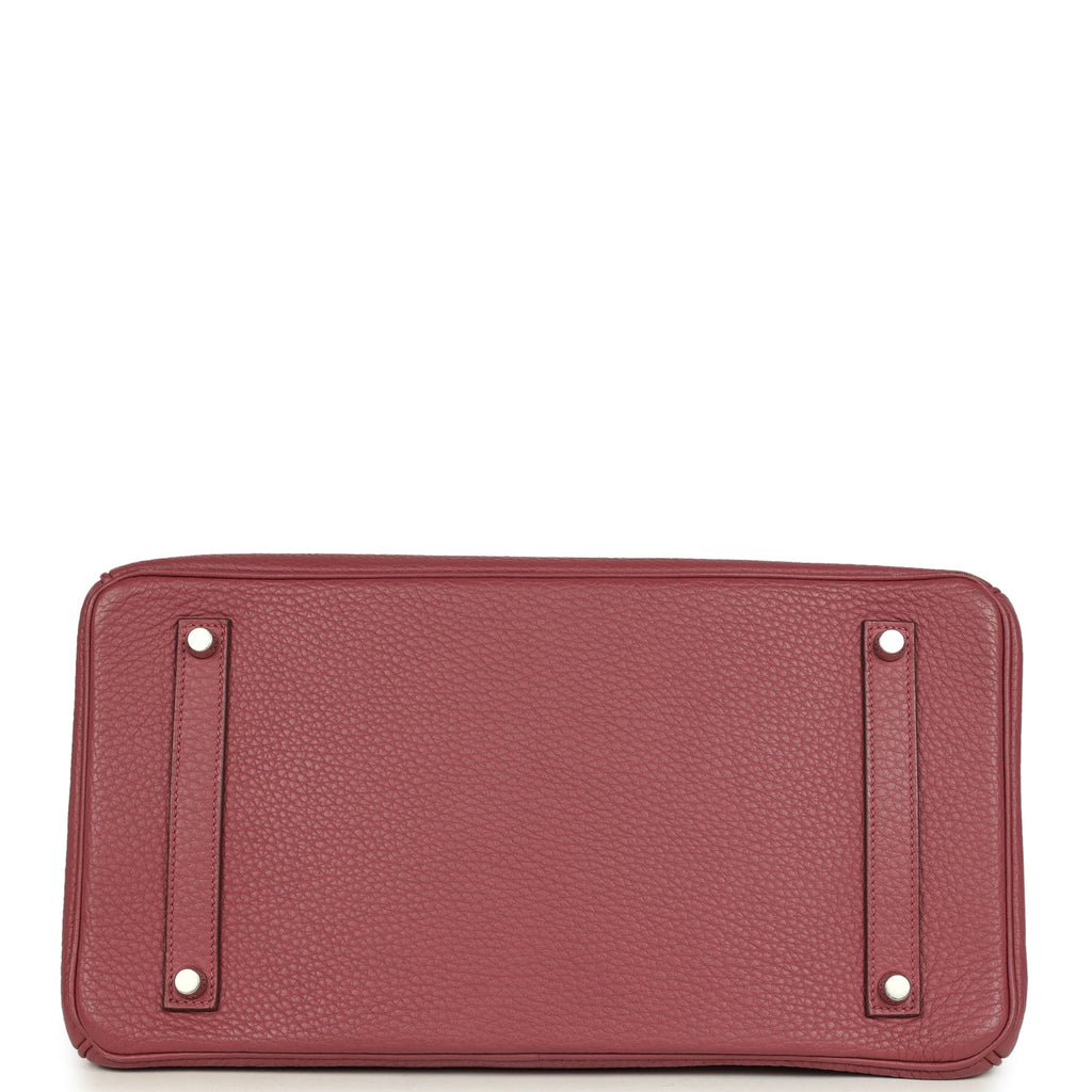 Hermes Birkin 35 Bois De Rose Fjord Palladium Hardware