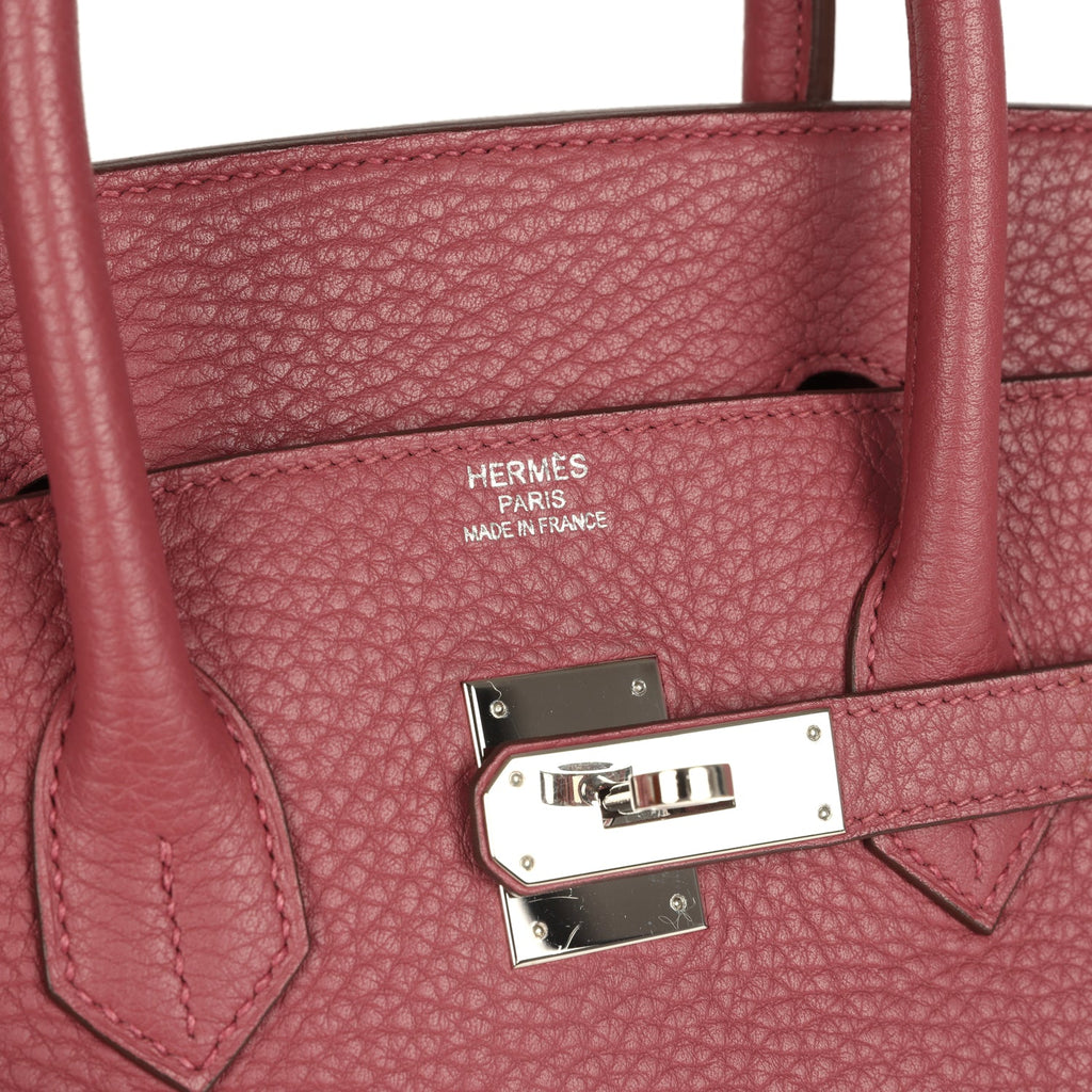 Hermes Birkin 35 Bois De Rose Fjord Palladium Hardware