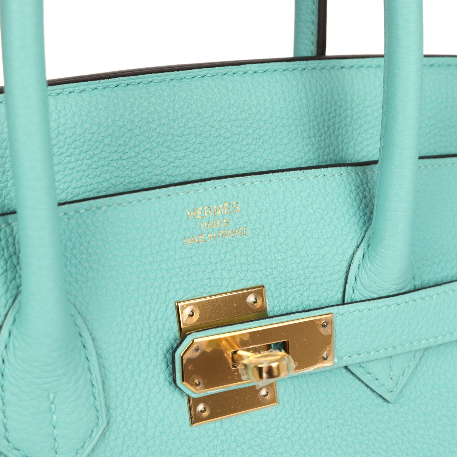 Hermes Birkin 35 Bleu Atoll Togo Gold Hardware