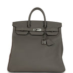 Hermes HAC Birkin 40 Etain Togo Palladium Hardware