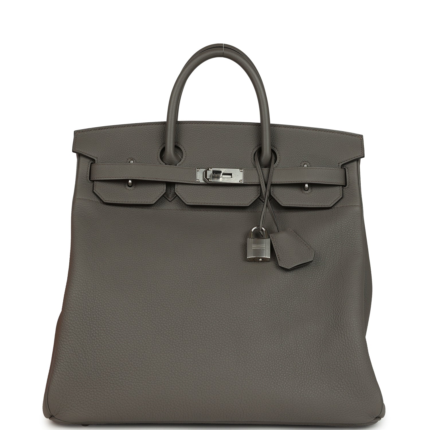 Hermes HAC Birkin 40 Etain Togo Palladium Hardware