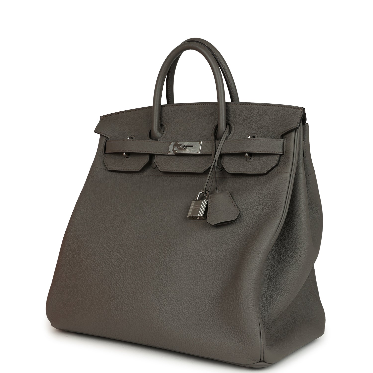 Hermes HAC Birkin 40 Etain Togo Palladium Hardware