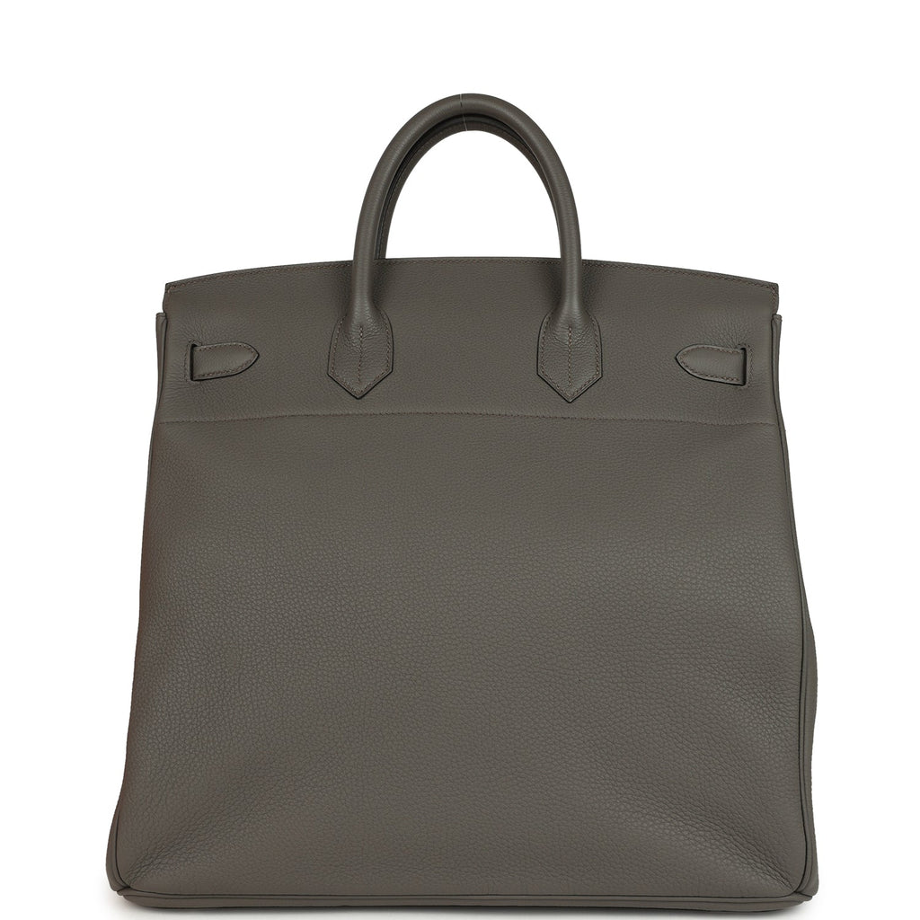 Hermes HAC Birkin 40 Etain Togo Palladium Hardware