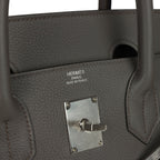 Hermes HAC Birkin 40 Etain Togo Palladium Hardware