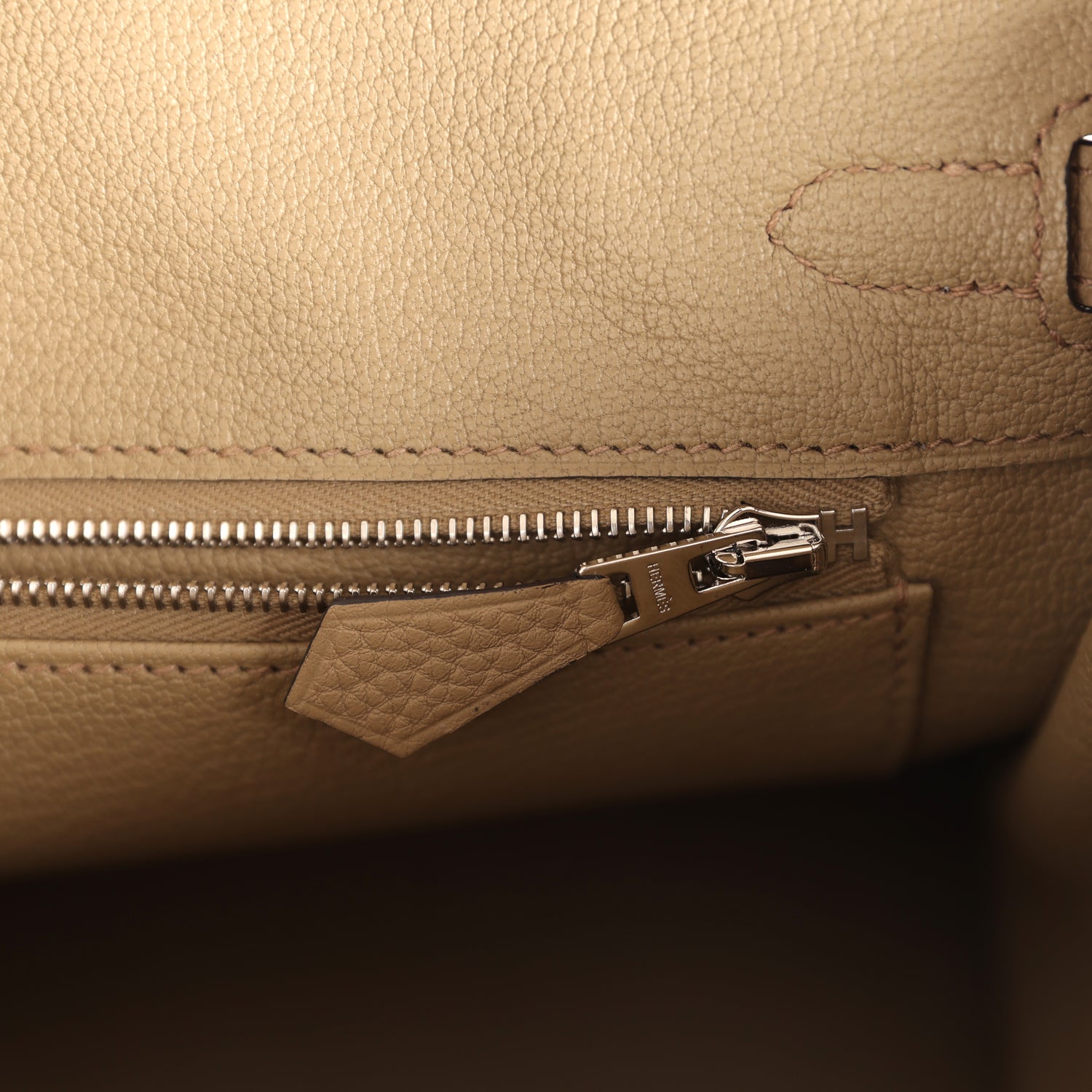Hermes Birkin 25 Beige Marfa Togo Palladium Hardware
