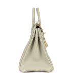 Hermes Birkin 25 Gris Perle Togo Gold Hardware