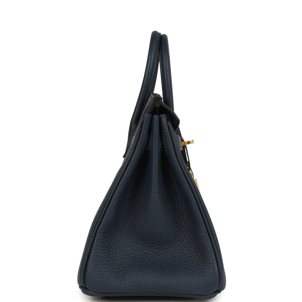Hermes Birkin 25 Bleu Abysse Togo Gold Hardware