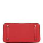 Hermes Birkin 30 Rouge Casaque Togo Gold Hardware