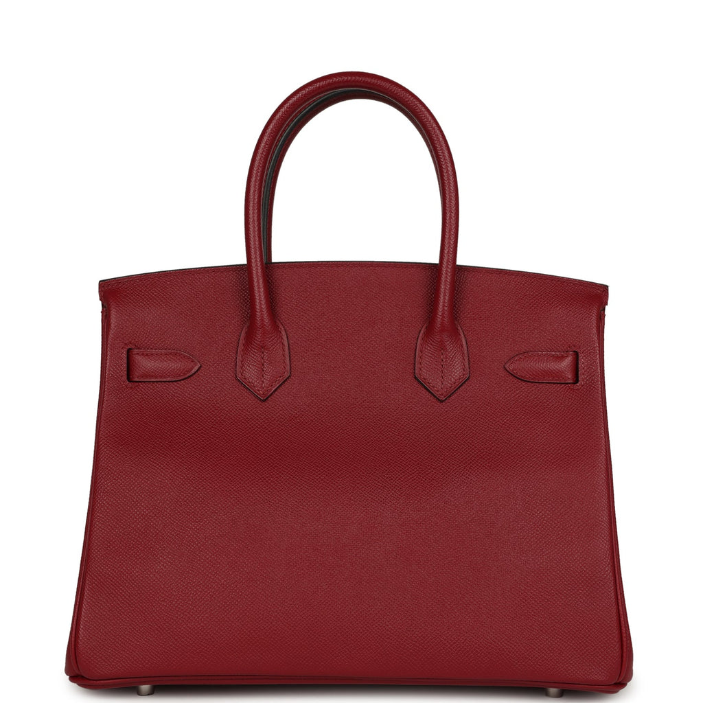 Hermes Birkin 30 Rouge Grenat Epsom Palladium Hardware