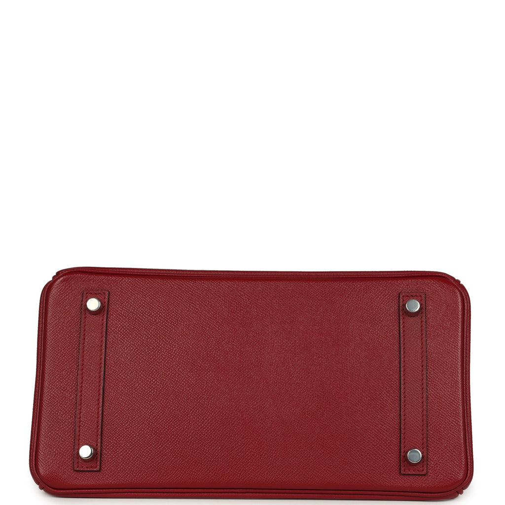 Hermes Birkin 30 Rouge Grenat Epsom Palladium Hardware