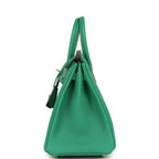 Hermes Birkin 25 Vert Vertigo Togo Palladium Hardware