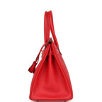 Hermes Birkin 30 Rouge Casaque Epsom Gold Hardware