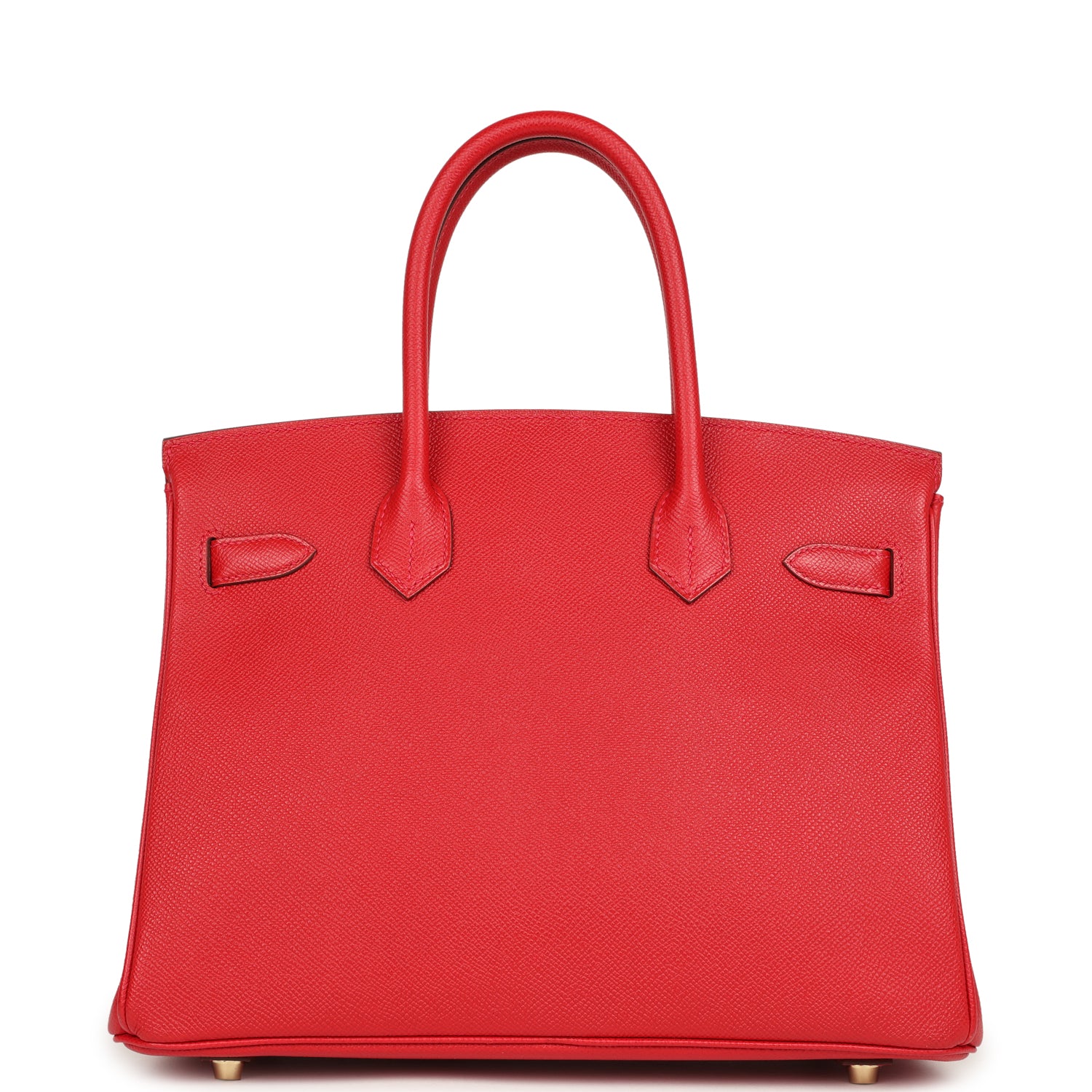 Hermes Birkin 30 Rouge Casaque Epsom Gold Hardware
