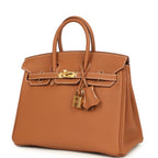 Hermes Birkin 25 Gold Togo Gold Hardware