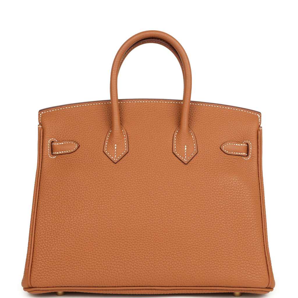 Hermes Birkin 25 Gold Togo Gold Hardware